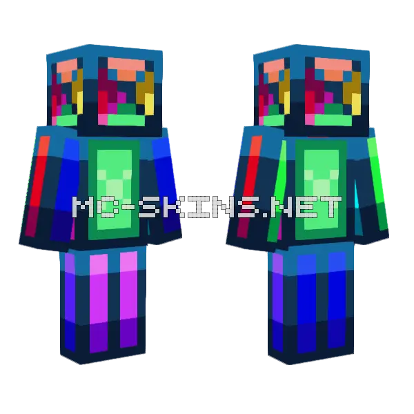 Confustion Skin Lololo Minecraft skin, front and back
