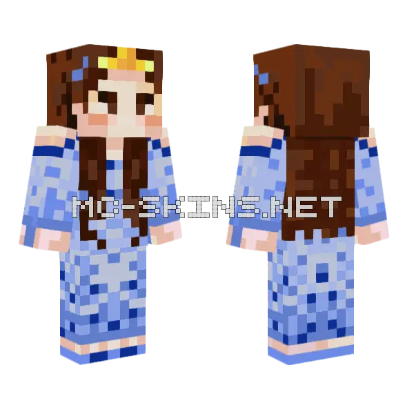 Consuelo Skin Princesa Minecraft skin, front and back