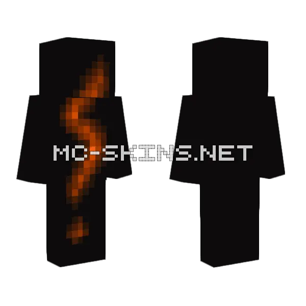 Contest Monster Minecraft skin, front and back