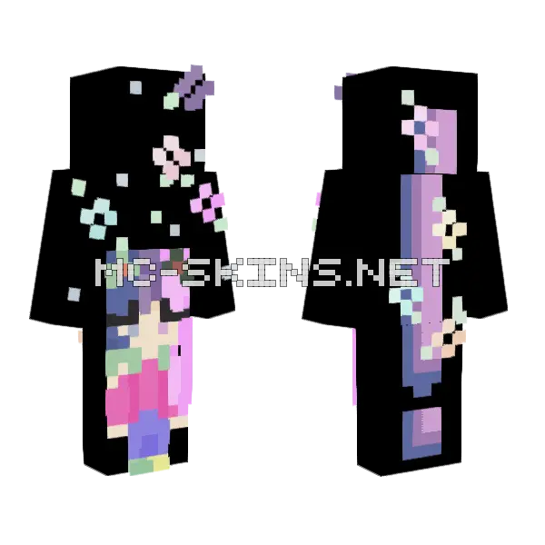 Cookiblossom Announcement Skin Minecraft skin, front and back