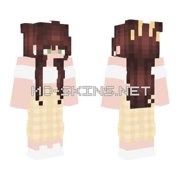 Cookie Base Skin Minecraft skin, front and back