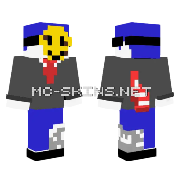 Cookie Skin Minecraft skin, front and back