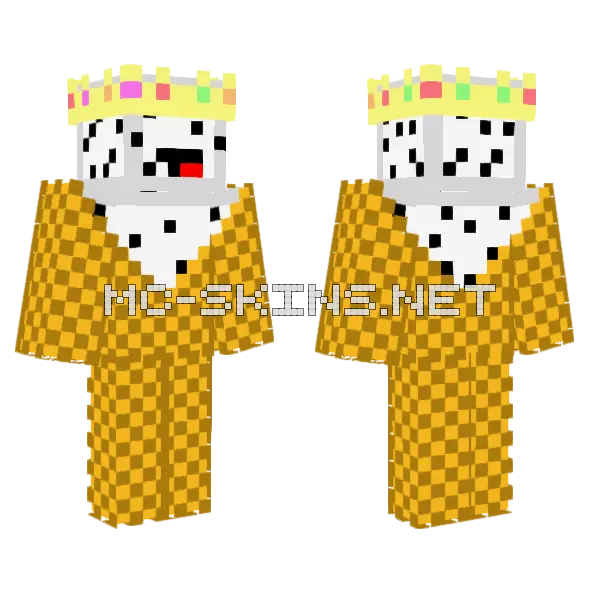 Cookies N Cream Ice Cream Minecraft skin, front and back