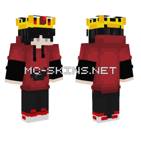 Cool Boy Minecraft skin, front and back