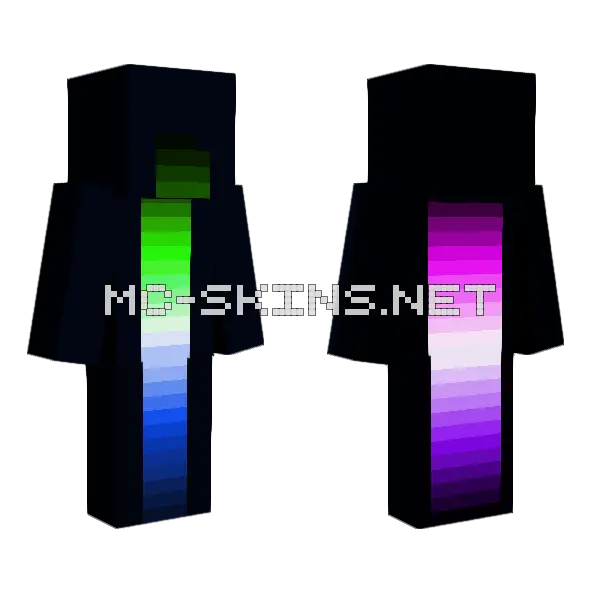 Cool Bruh Minecraft skin, front and back