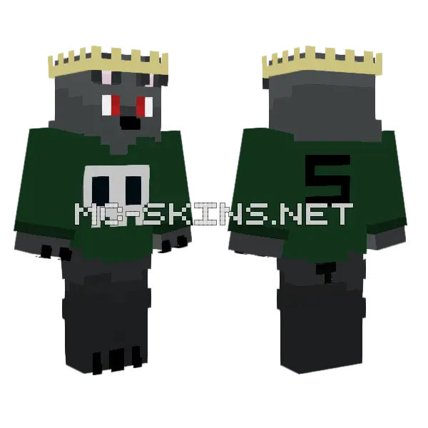Cool Dog Skin Thing Minecraft skin, front and back