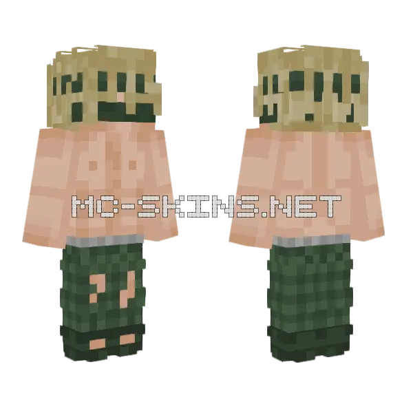 Cool Guy Minecraft skin, front and back