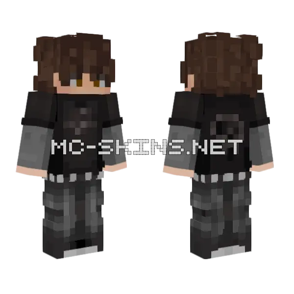 Cool Guy Minecraft skin, front and back