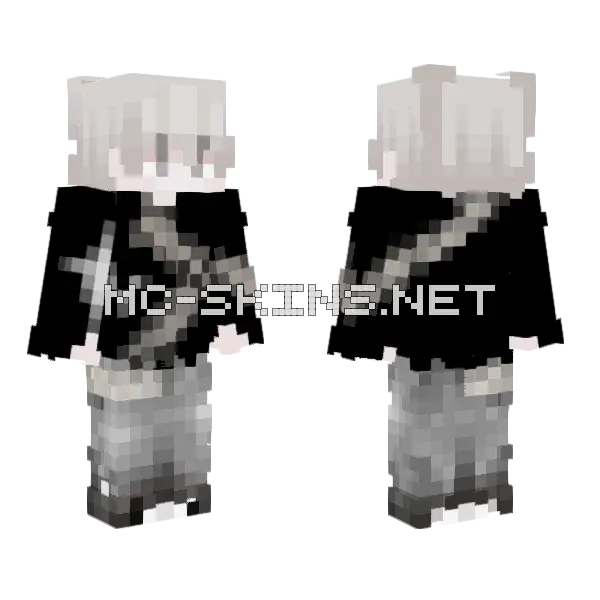 Cool Guy Minecraft skin, front and back