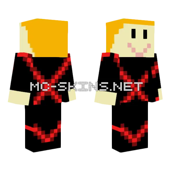 Cool Kid Minecraft skin, front and back