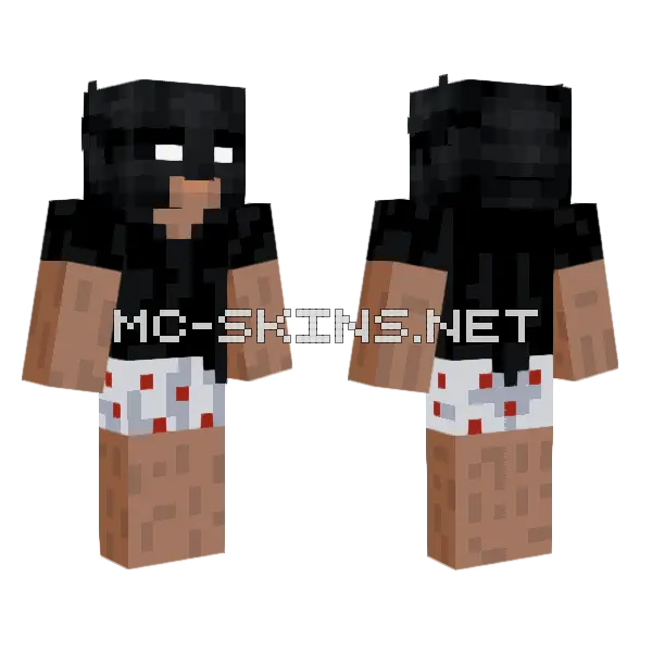 Cool Man Steve Minecraft skin, front and back