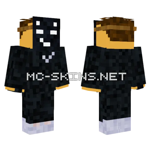 Cool Mask Skin Minecraft skin, front and back