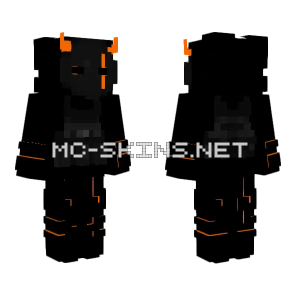 Coolest Costume Minecraft skin, front and back