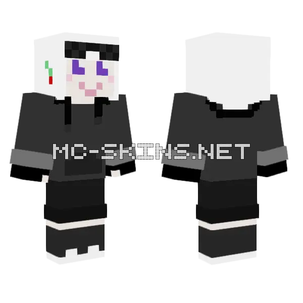 Coolest Ellie Minecraft skin, front and back