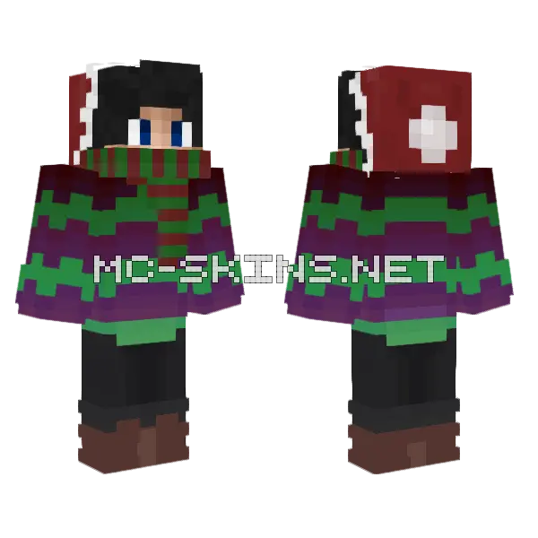 Coolguy129 Minecraft skin, front and back
