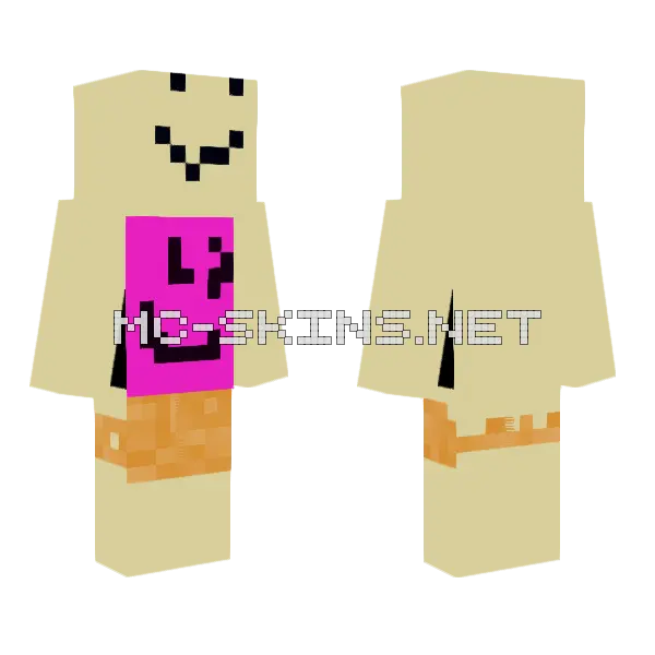 Cooly Minecraft skin, front and back