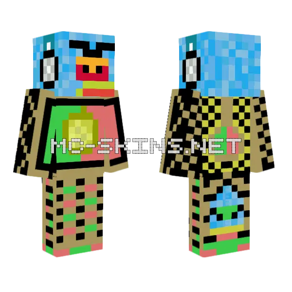 Coon2 Minecraft skin, front and back