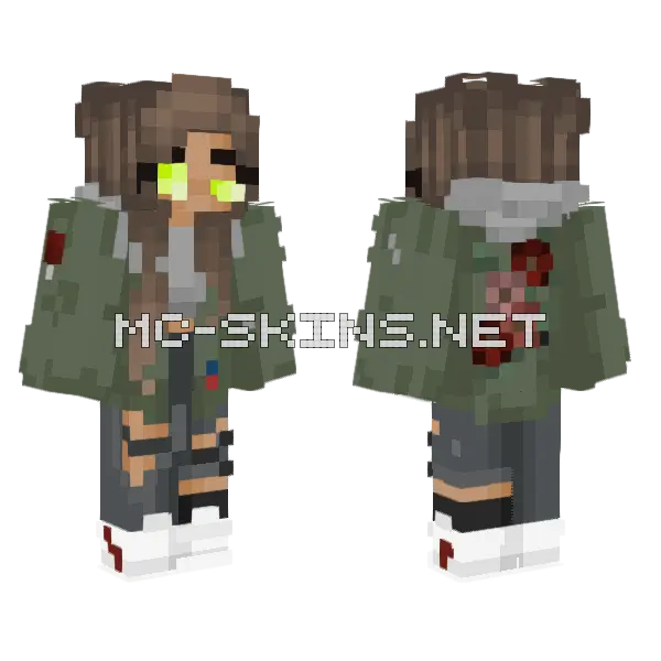 Copie Minecraft skin, front and back