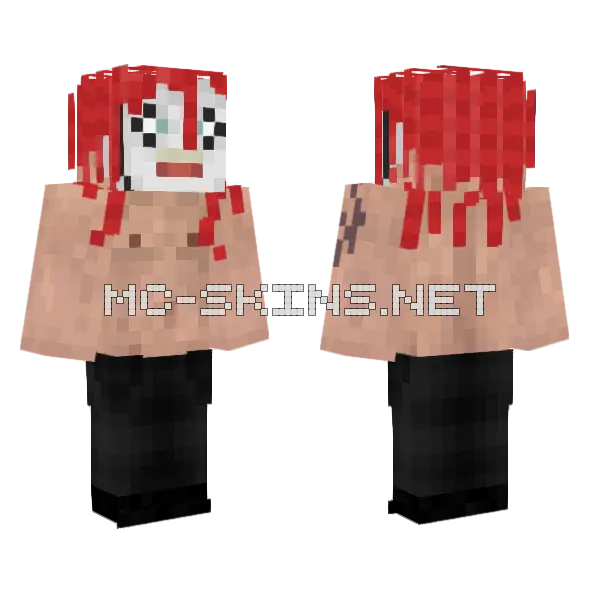 Corey Taylor 1997 Crowz Slipknot Minecraft skin, front and back