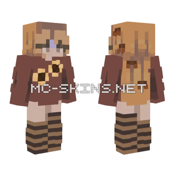 Cornfields Minecraft skin, front and back