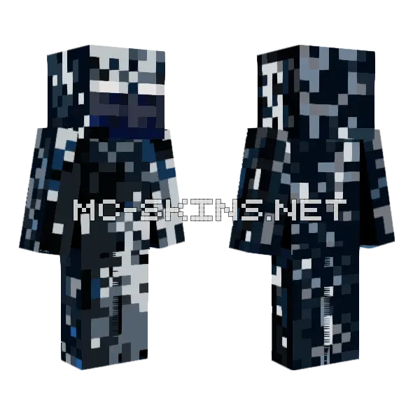 Corrupted Glitch Boy, front and back