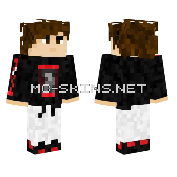 Cory Gear Skin Minecraft skin, front and back