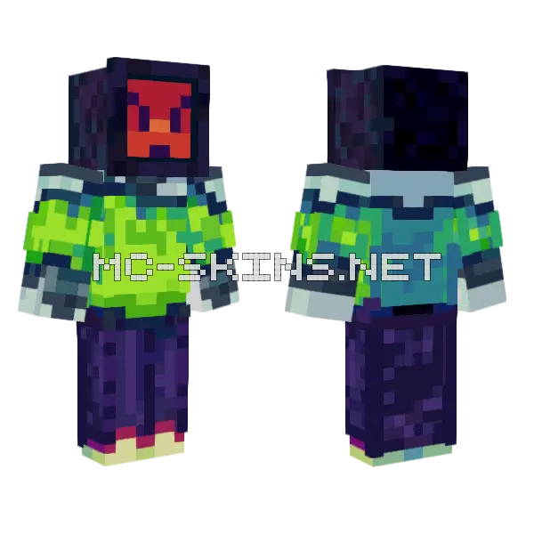 Cosmic Explorer Outfit, front and back