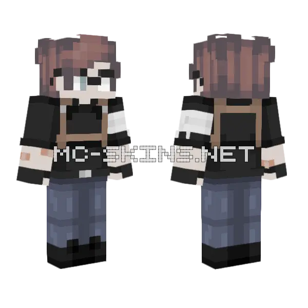 Cosplay Outfit Minecraft skin, front and back