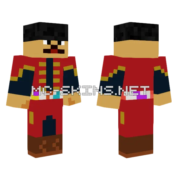 Cossack Skin Minecraft skin, front and back
