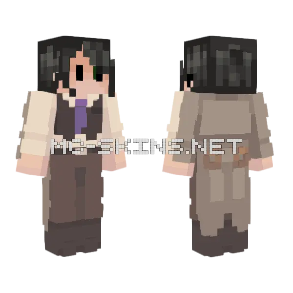 Cotozumu M Labyrinth Smp Minecraft skin, front and back