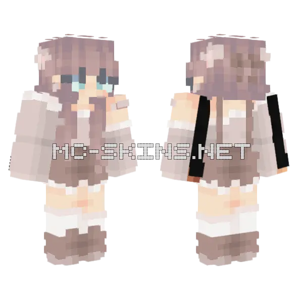Cottage Sheep Persona Minecraft skin, front and back