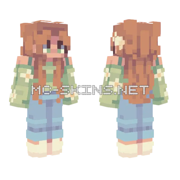 Cotton Rce Minecraft skin, front and back