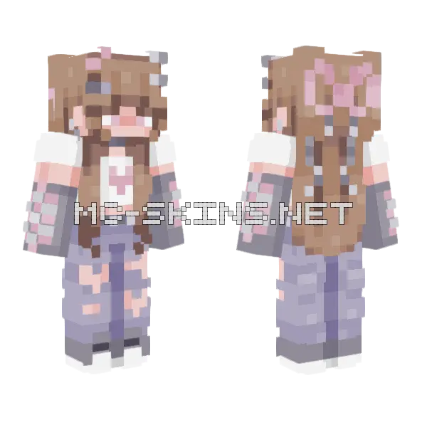 Couple Reshade Contest Minecraft skin, front and back