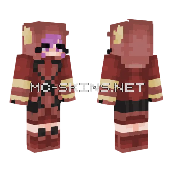 Courtney By Kitties Coder Minecraft skin, front and back