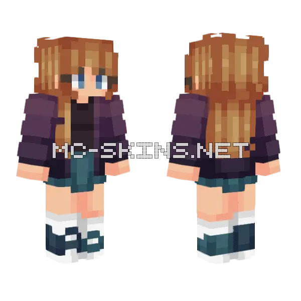 Coward Key SF22 Minecraft skin, front and back