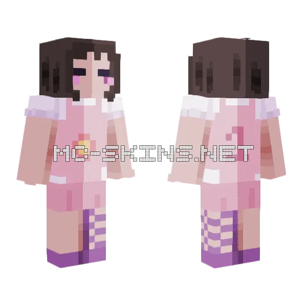 Cozy 1 Year 33 Minecraft skin, front and back