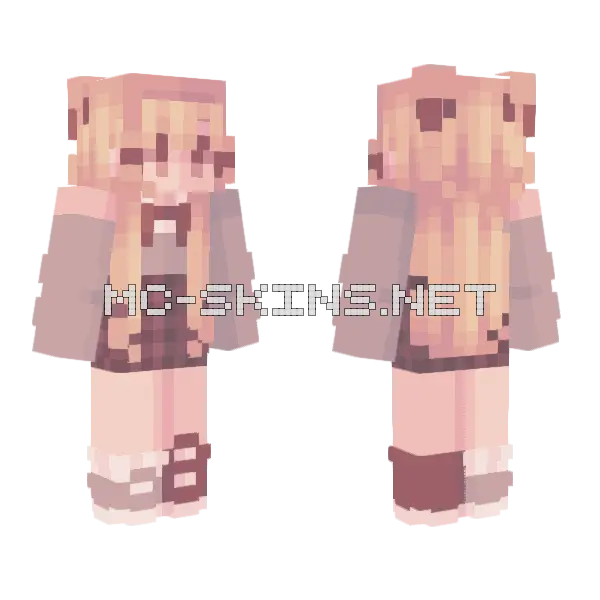 Cozy Capri Ce Minecraft skin, front and back