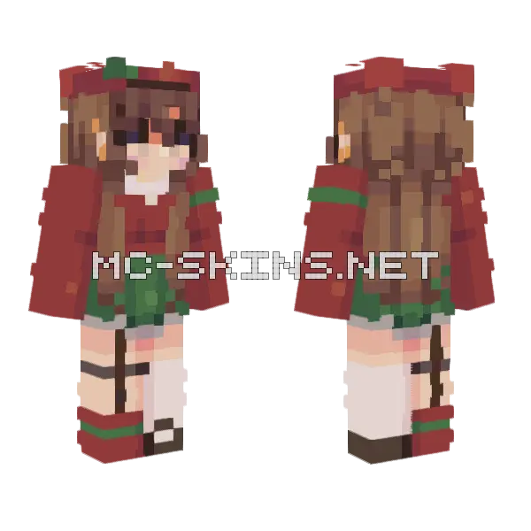 Cozy Days 3 Persona Minecraft skin, front and back