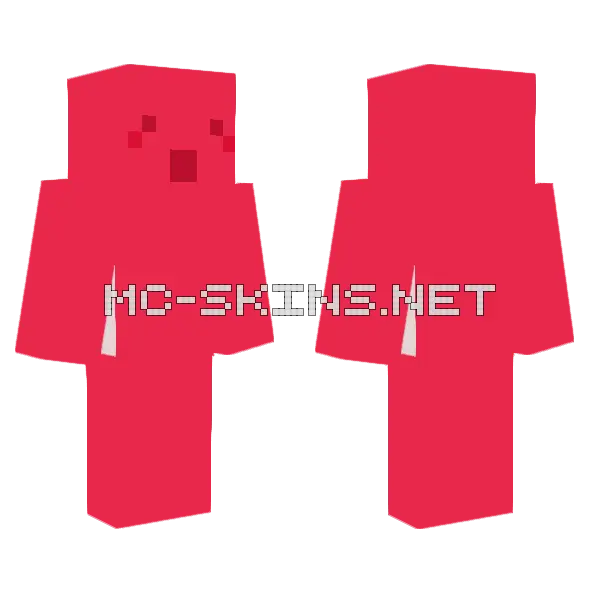 Crabstick Minecraft skin, front and back