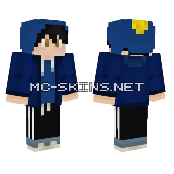 Craig Tucker Minecraft skin, front and back