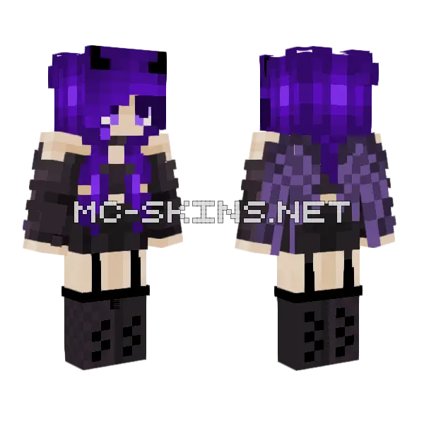 Craizygirl18 Minecraft skin, front and back