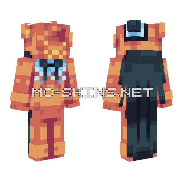 Crayne Persona Syndrome Minecraft skin, front and back