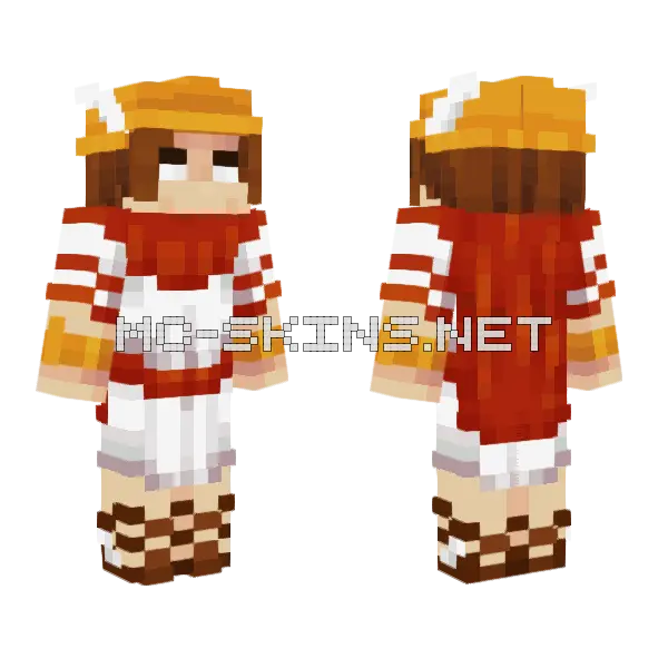 Crayon Skin Minecraft skin, front and back