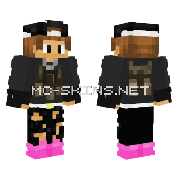 Crazycloud Witch Skin Minecraft skin, front and back