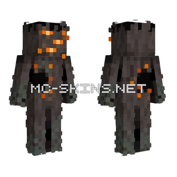 Creaking Monster Skin Minecraft skin, front and back
