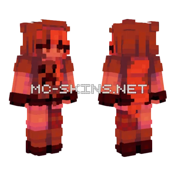 Creeper Aw Man Minecraft skin, front and back