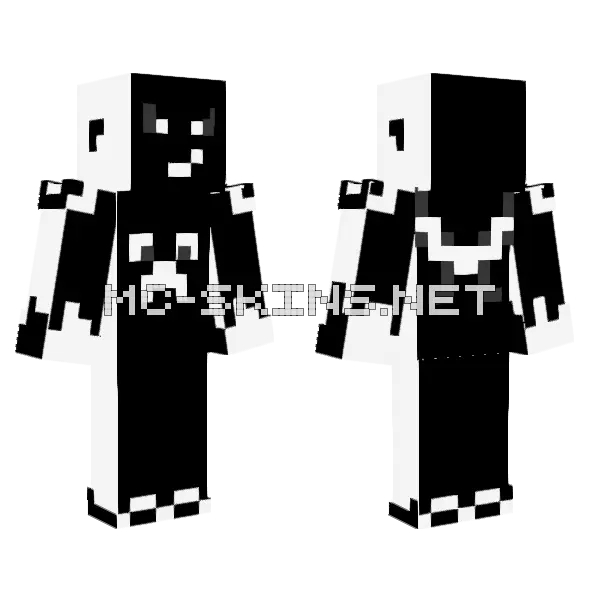 Creeper Face Skin Minecraft skin, front and back