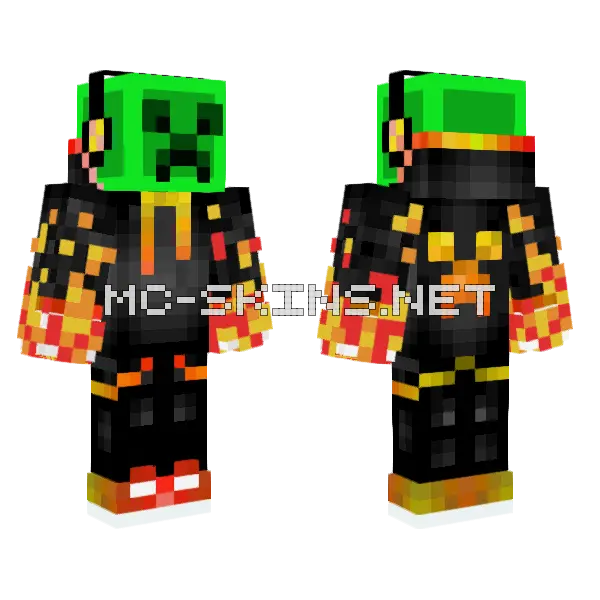 Creeper Skin Minecraft skin, front and back