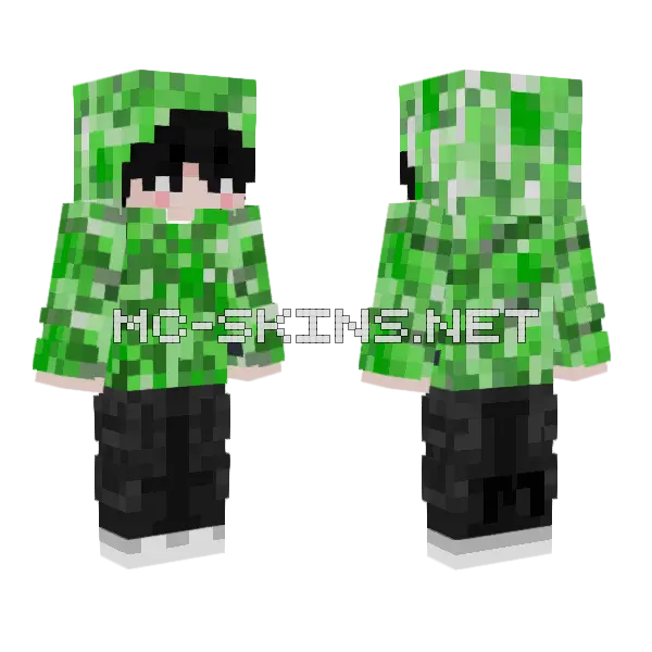 Creepy Creeper Suit, front and back