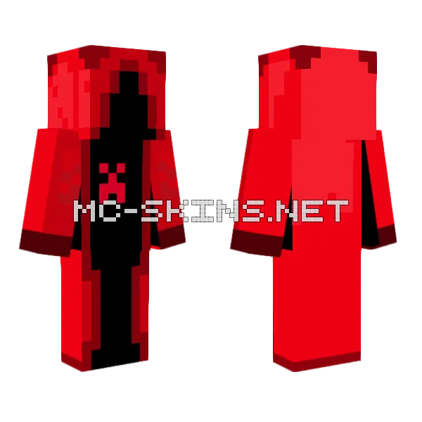Creepy Dead Skin Minecraft skin, front and back